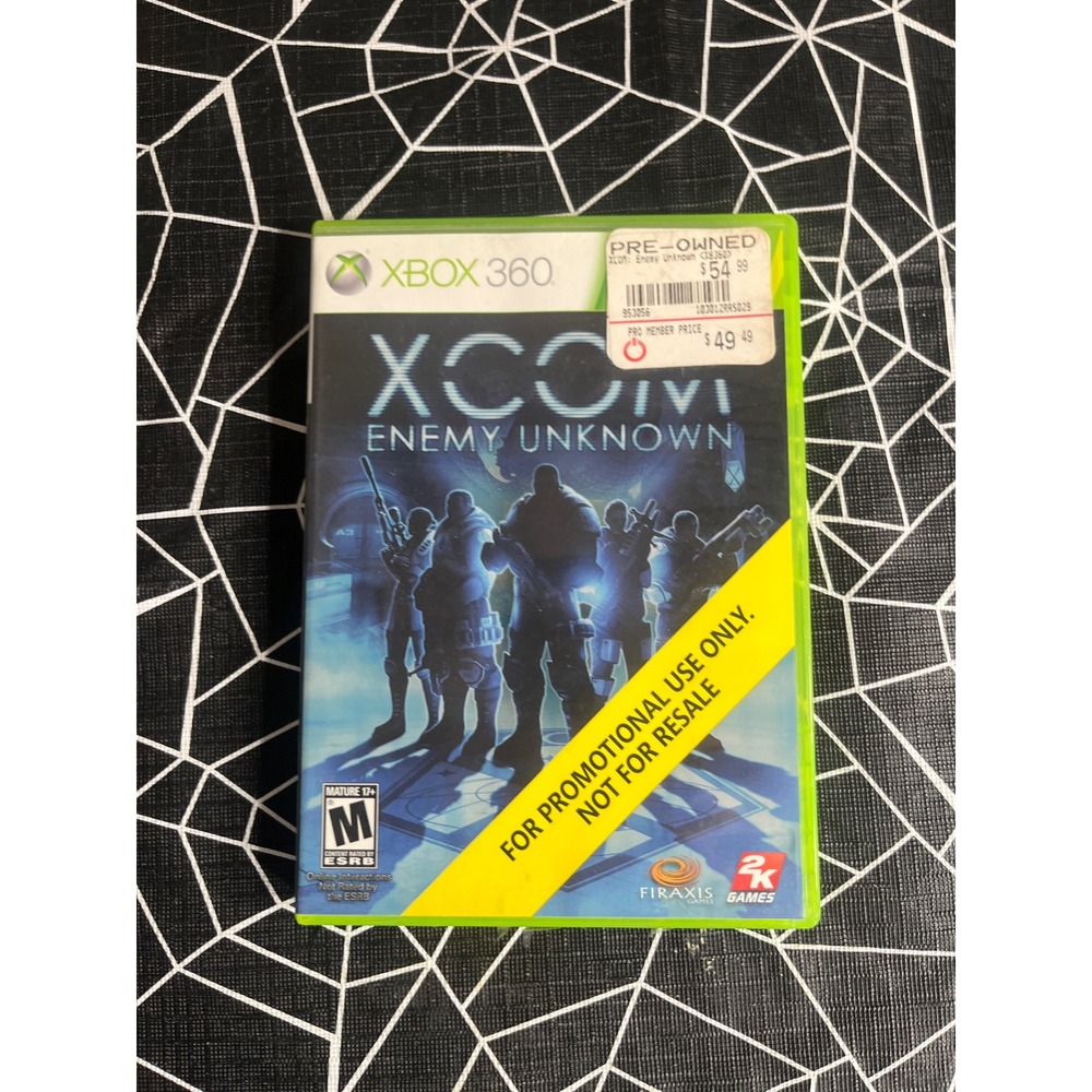 XCOM Enemy Unknown Xbox 360 Promotional Copy Not For Resale Firaxis 2K Games